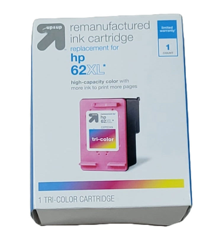 Remanufactured Single Tri-Color High Yield Ink Cartridge - Compatible