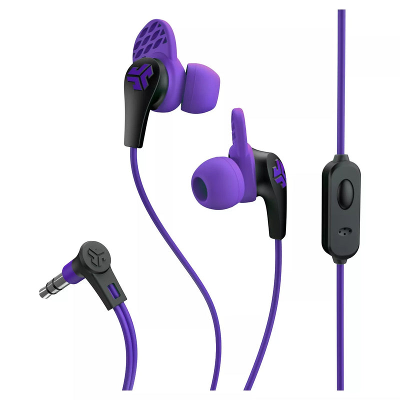 JLab Wired JBuds Pro with Universal Mic - Purple Orchid